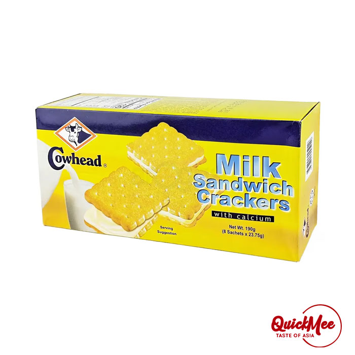 Cowhead Milk Sandwich Crackers with Calcium